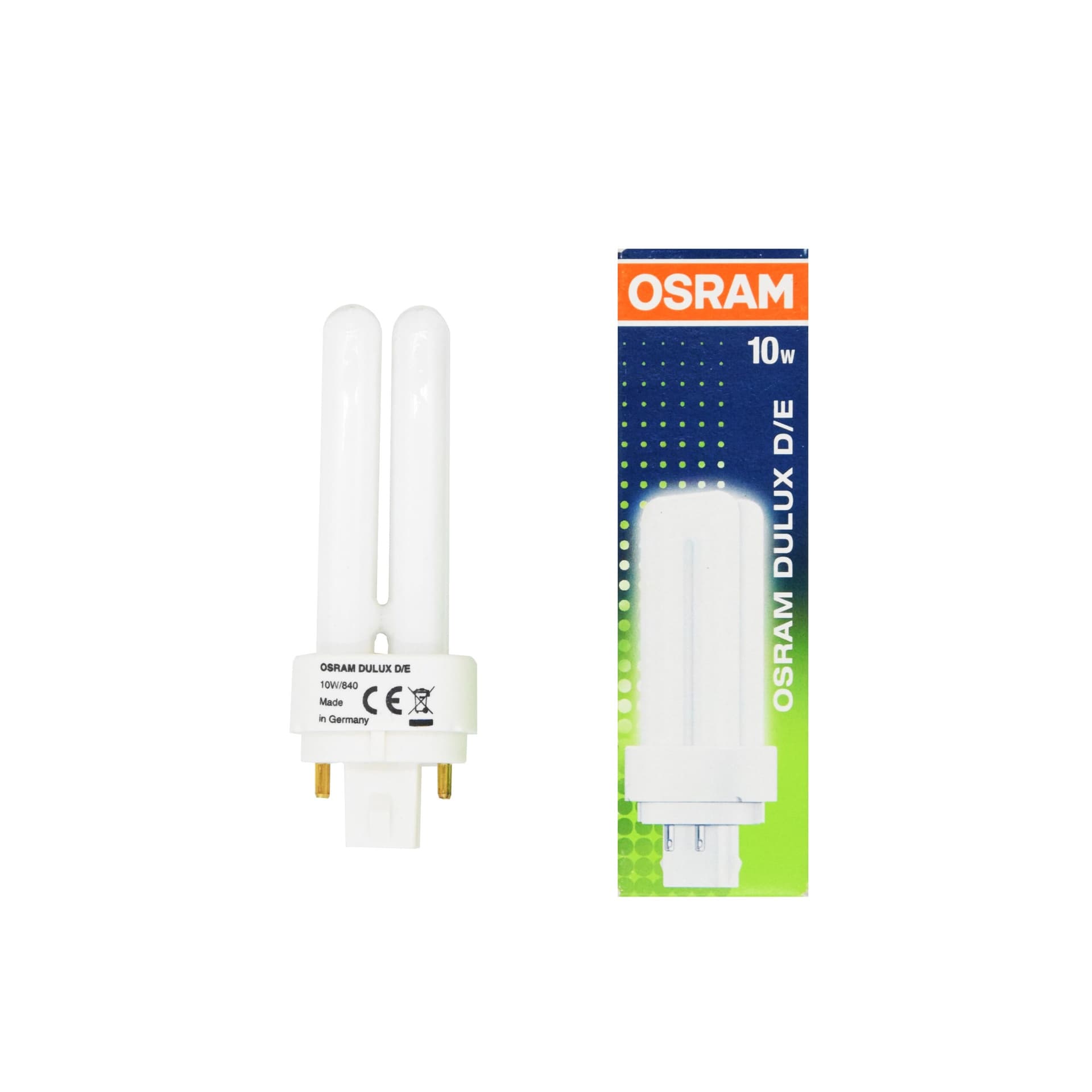 OSRAM Dulux D/E 10W 840 G24Q-1 Fluorescente 4 pin