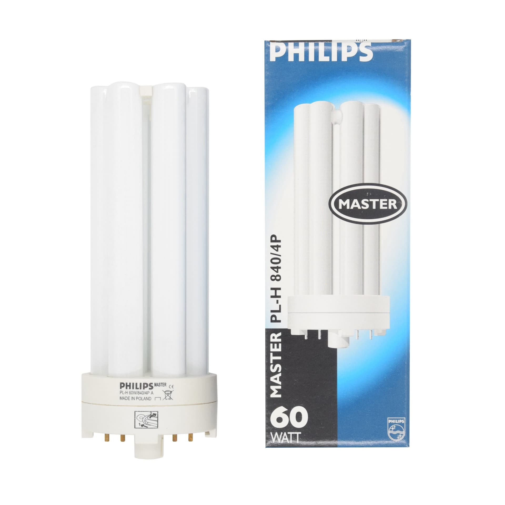 Philips MASTER PL-H 60W 840 2G8 - Fluorescente Bianco Naturale