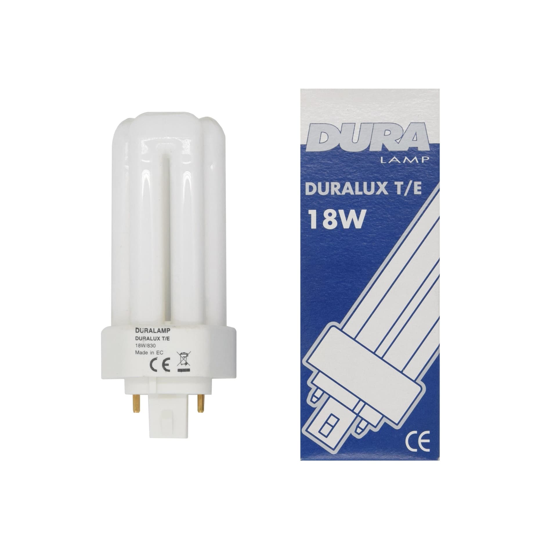 Lampada Fluorescente Duralux T/E 18W 830 GX24Q-2