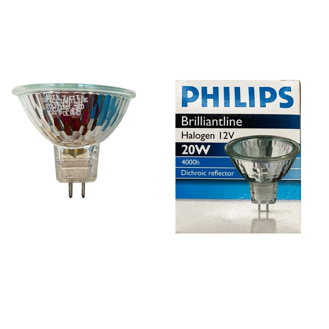 Lampada Alogena Dicro 20W 12V GU5.3 36° Philips MR16