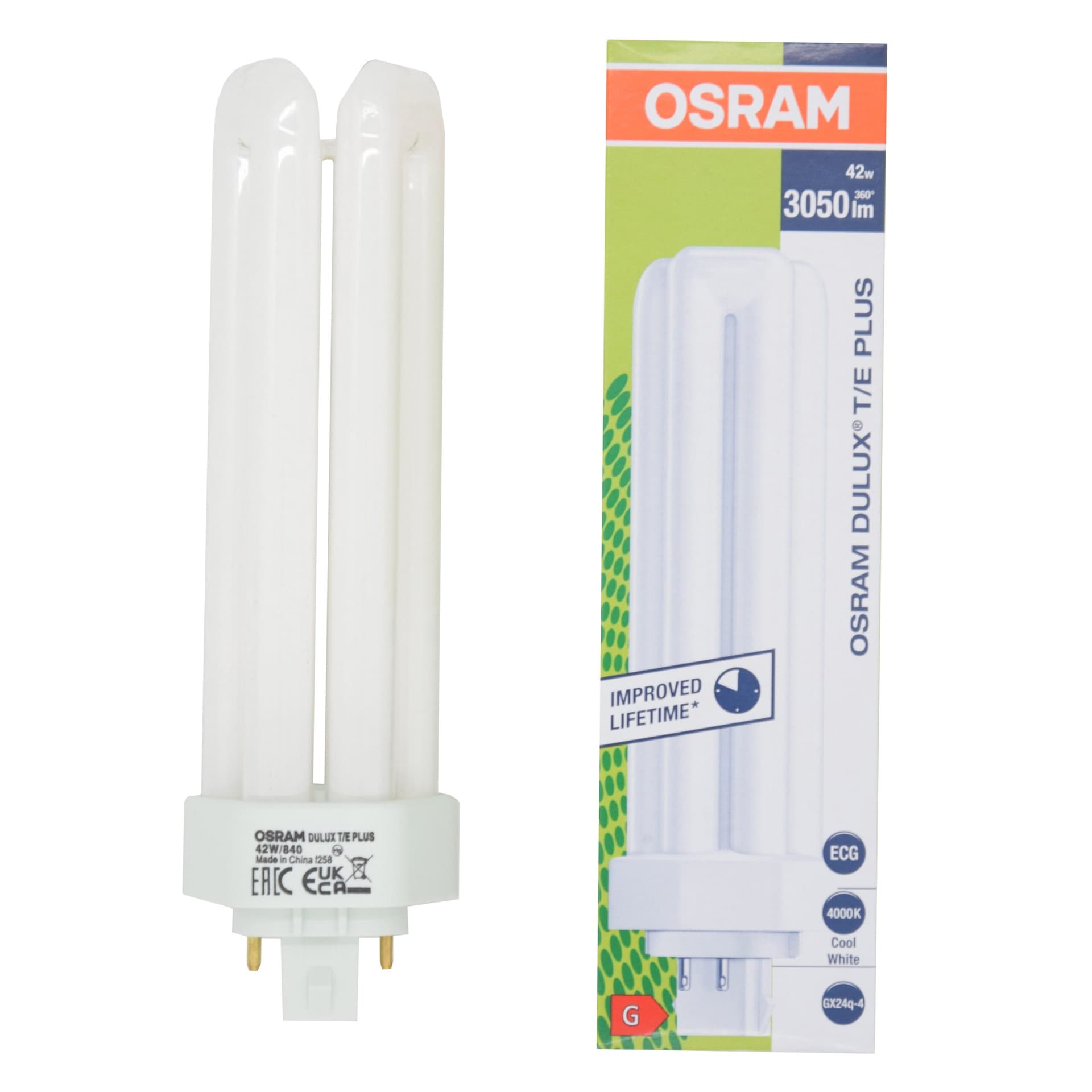 OSRAM Dulux T/E Plus 42W 840 GX24Q-4 Fluorescente