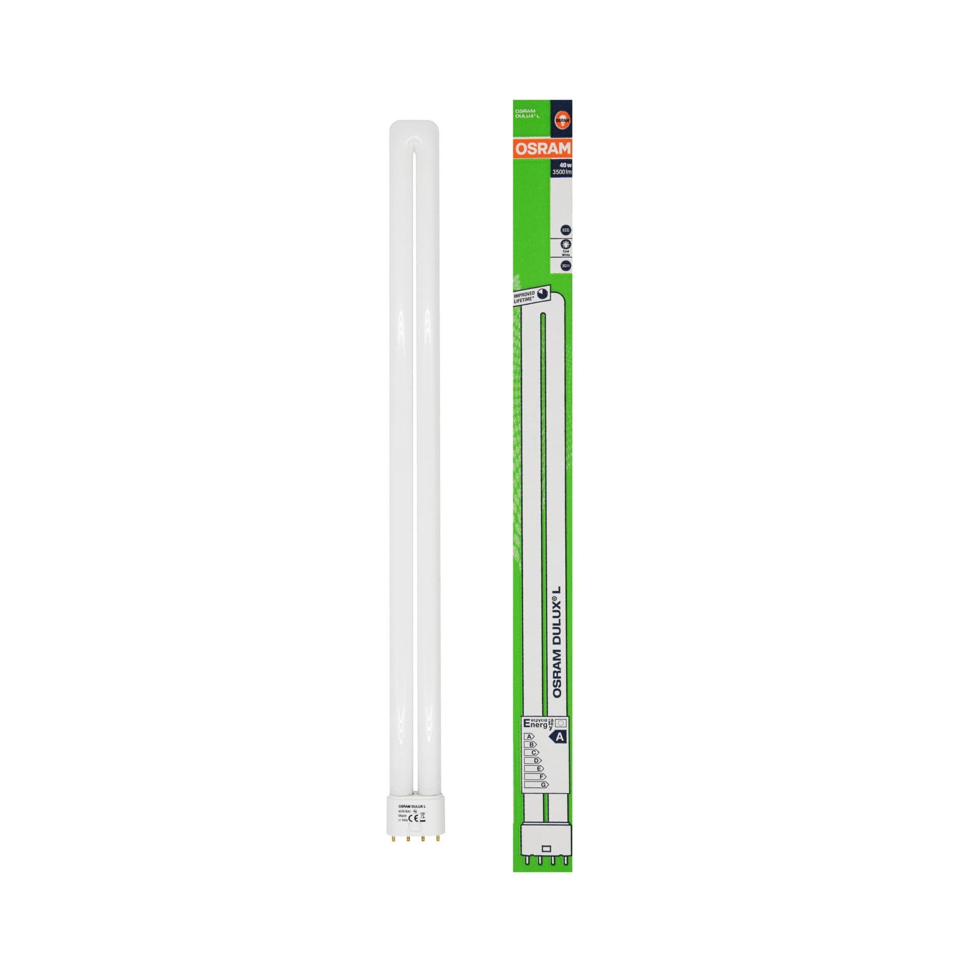OSRAM Dulux L 40W 840 2G11 - Fluorescente Bianco Neutro