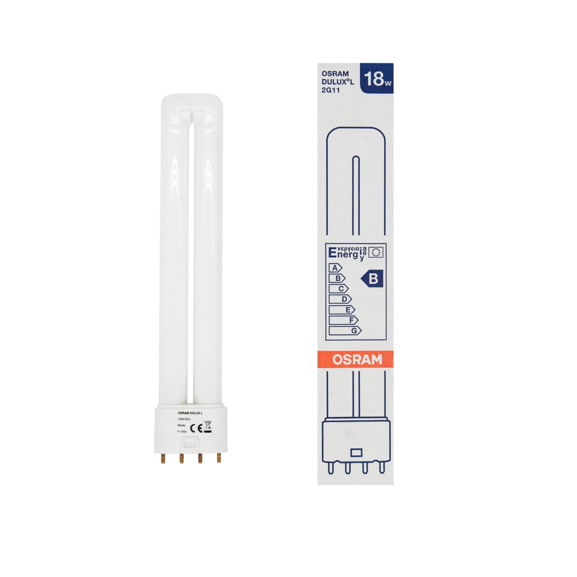 OSRAM DULUX L 18W/954 2G11 - Fluorescente Luce Diurna