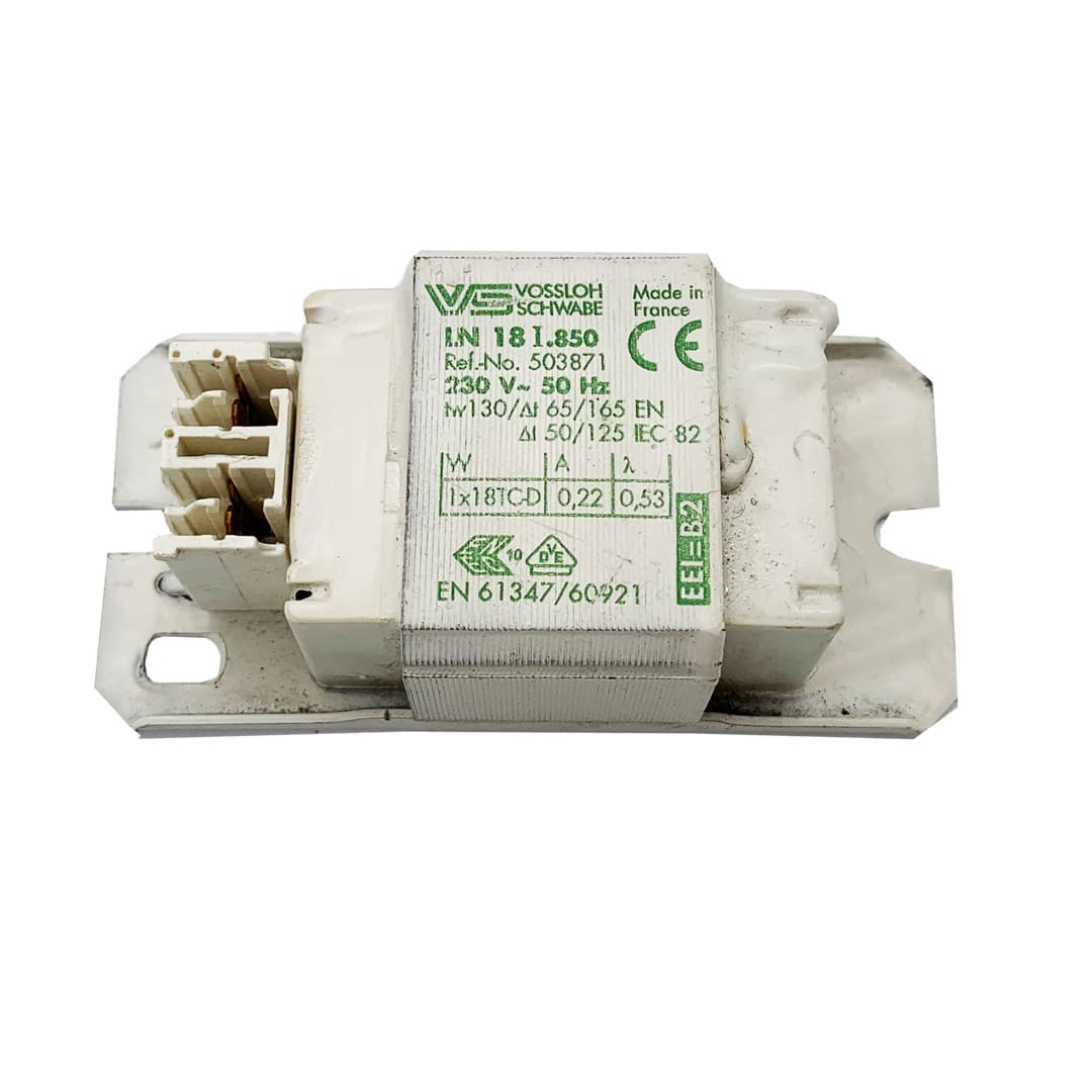 Ballast Meccanico Fluorescente 18W Vossloh-Schwabe