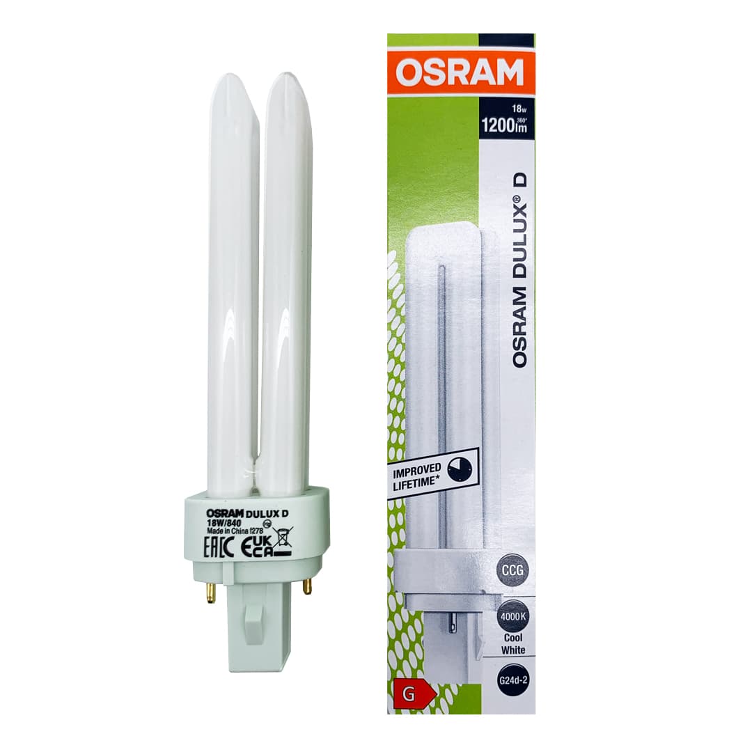 OSRAM DULUX D 18W/840 G24D-2 Fluorescente Bianco Freddo