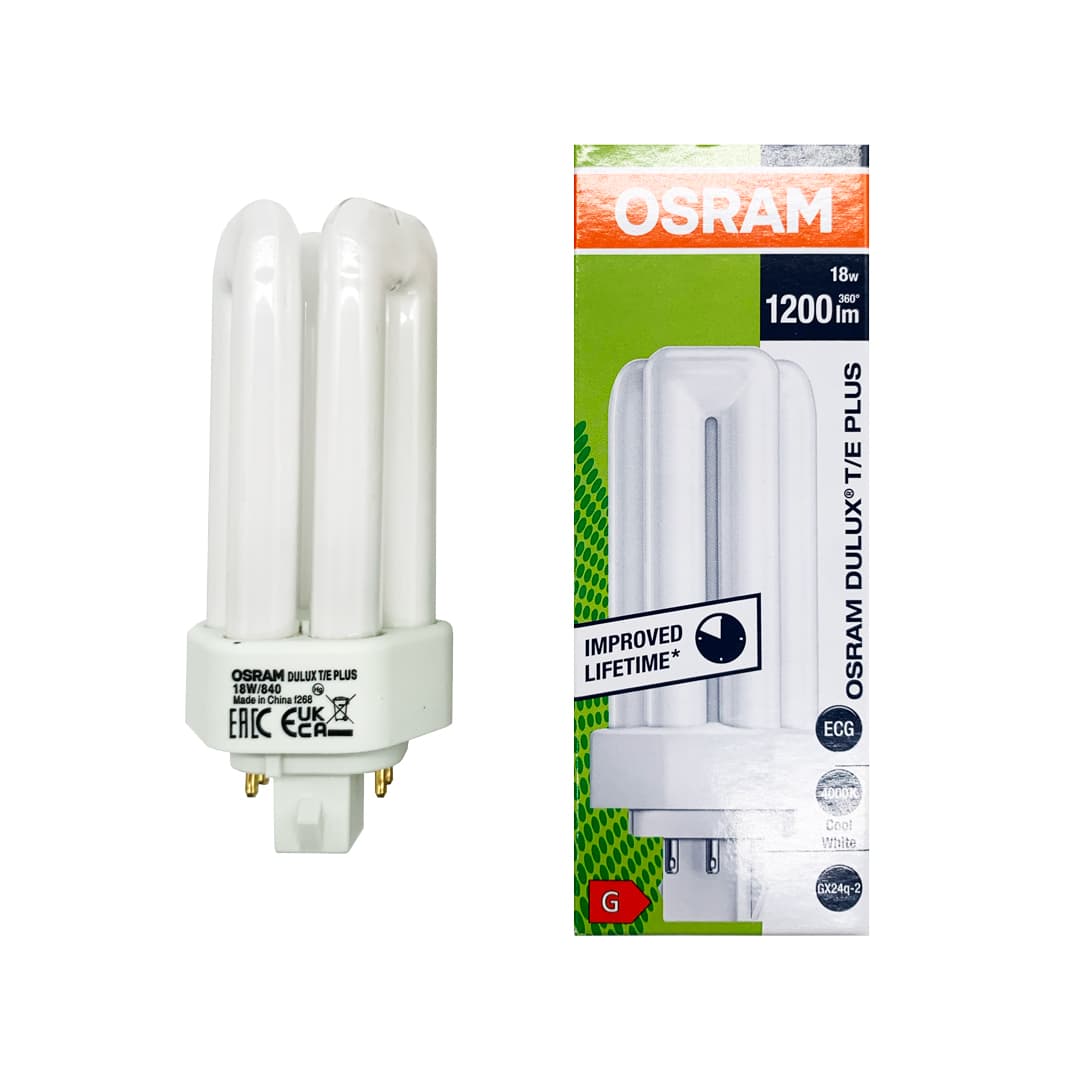 OSRAM Dulux T/E 18W 840 GX24Q-2 Fluorescente