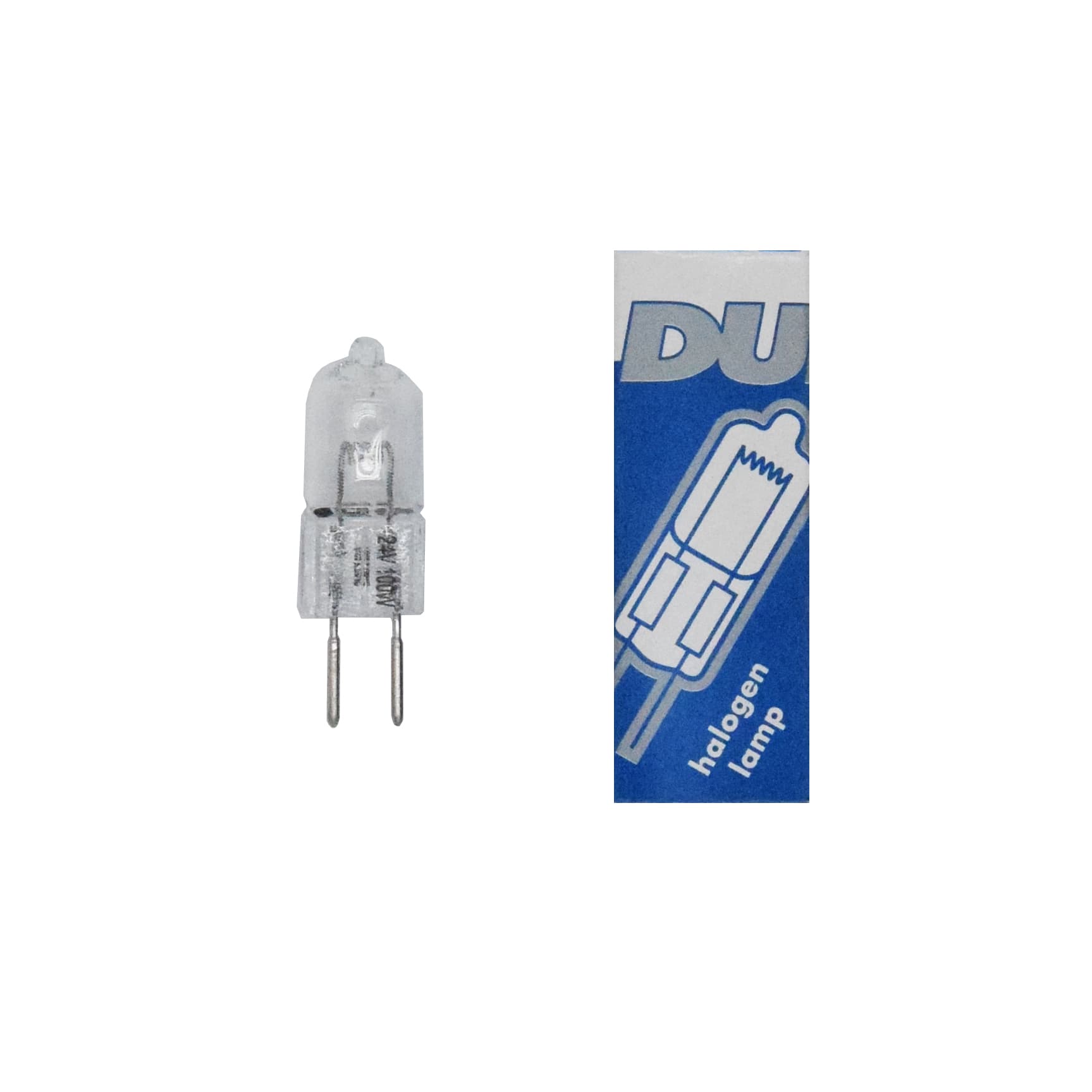 Lampada Alogena Bispina 100W 24V GY6.35 Duralamp
