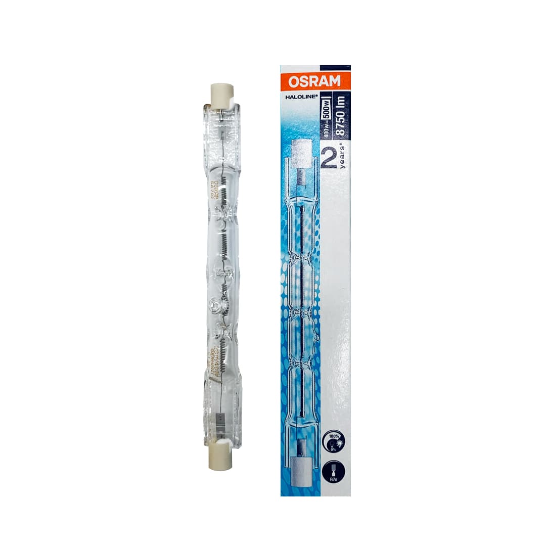 OSRAM Alogena Lineare 400W R7S 120mm - Bianco Caldo