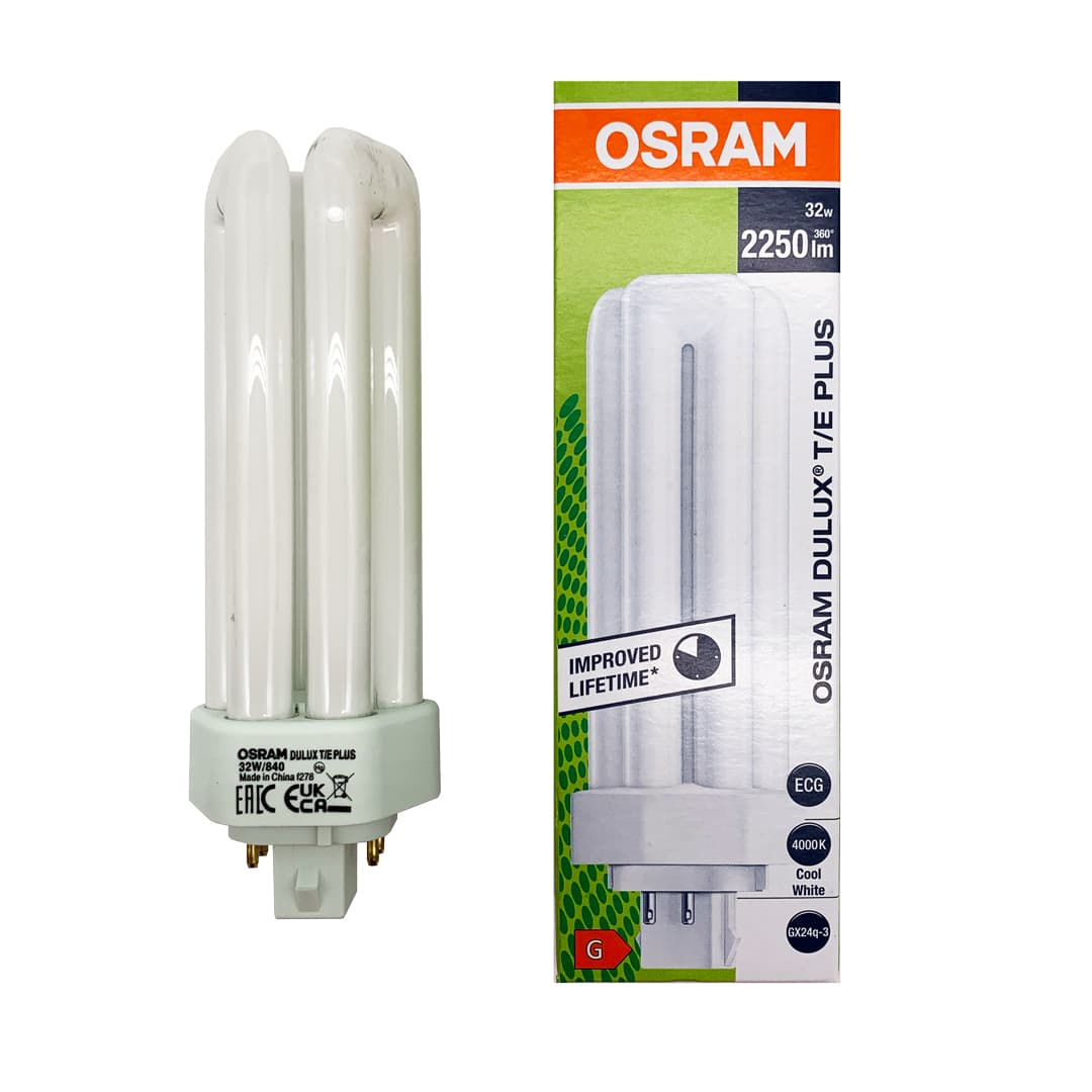 OSRAM DULUX T/E 32W 840 GX24Q-3 Fluorescente Bianco Freddo