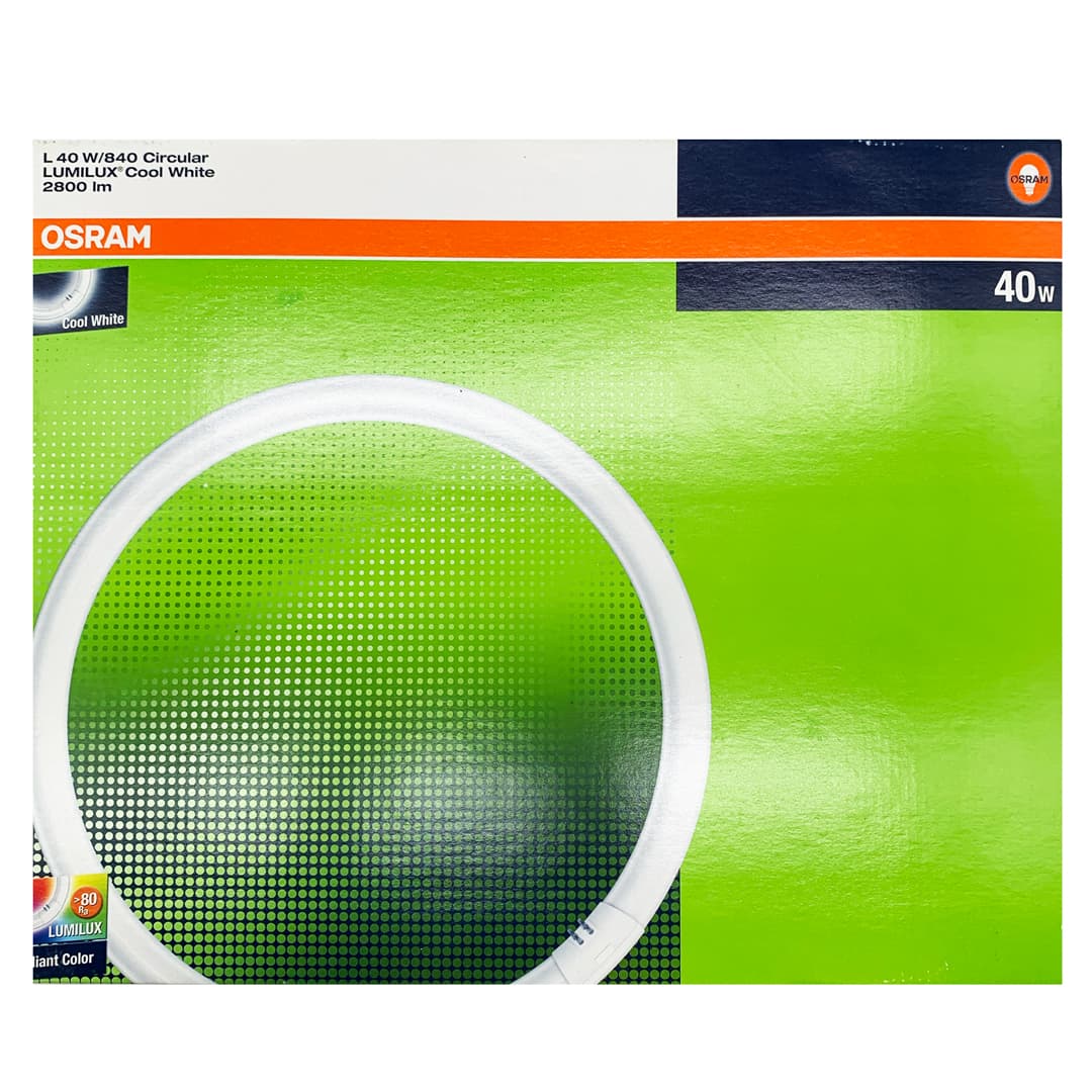 Lampada Fluorescente Circolina T9 40W 840 G10Q OSRAM