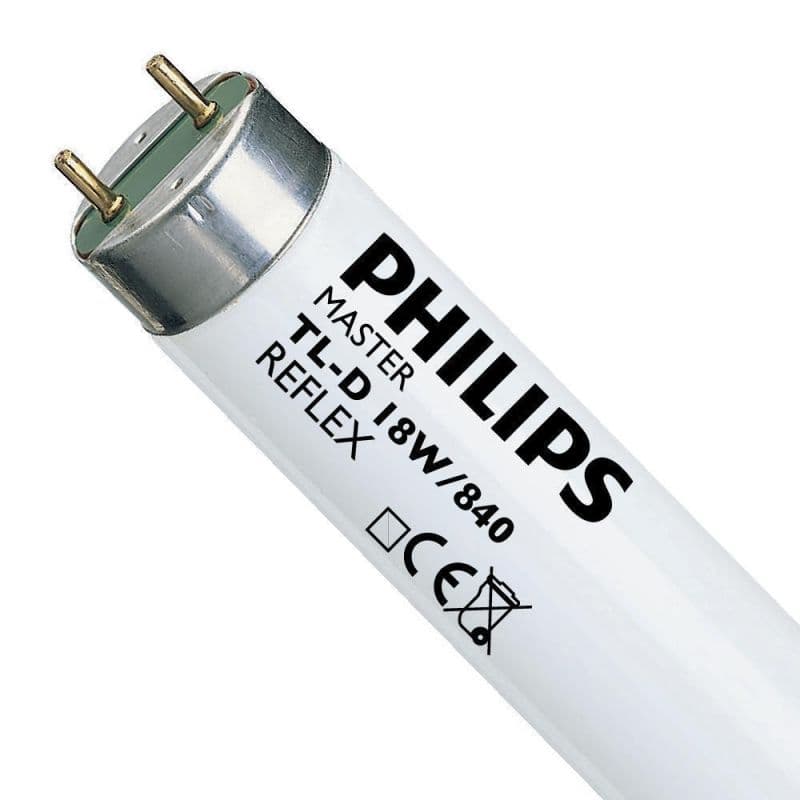 Tubo Fluorescente T8 18W 840 Philips Bianco Naturale