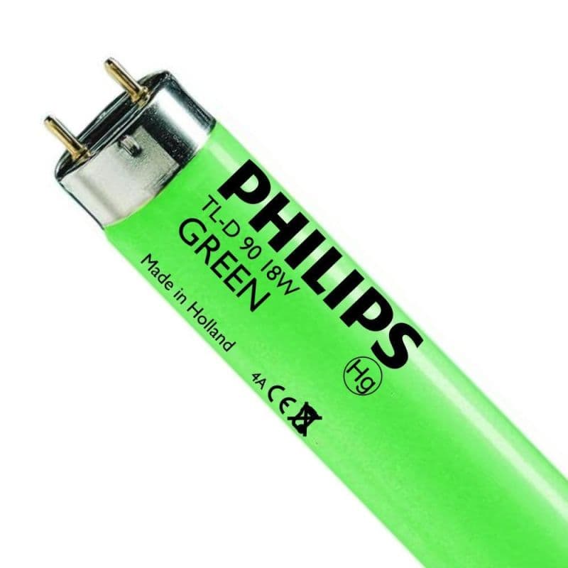 Lampada Fluorescente T8 18W Verde Philips G10Q