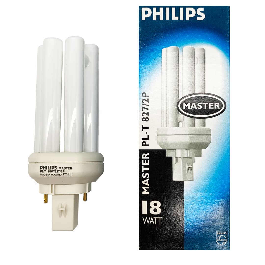 Philips PL-T 18W/827 GX24D-2 Fluorescente Bianco Caldo