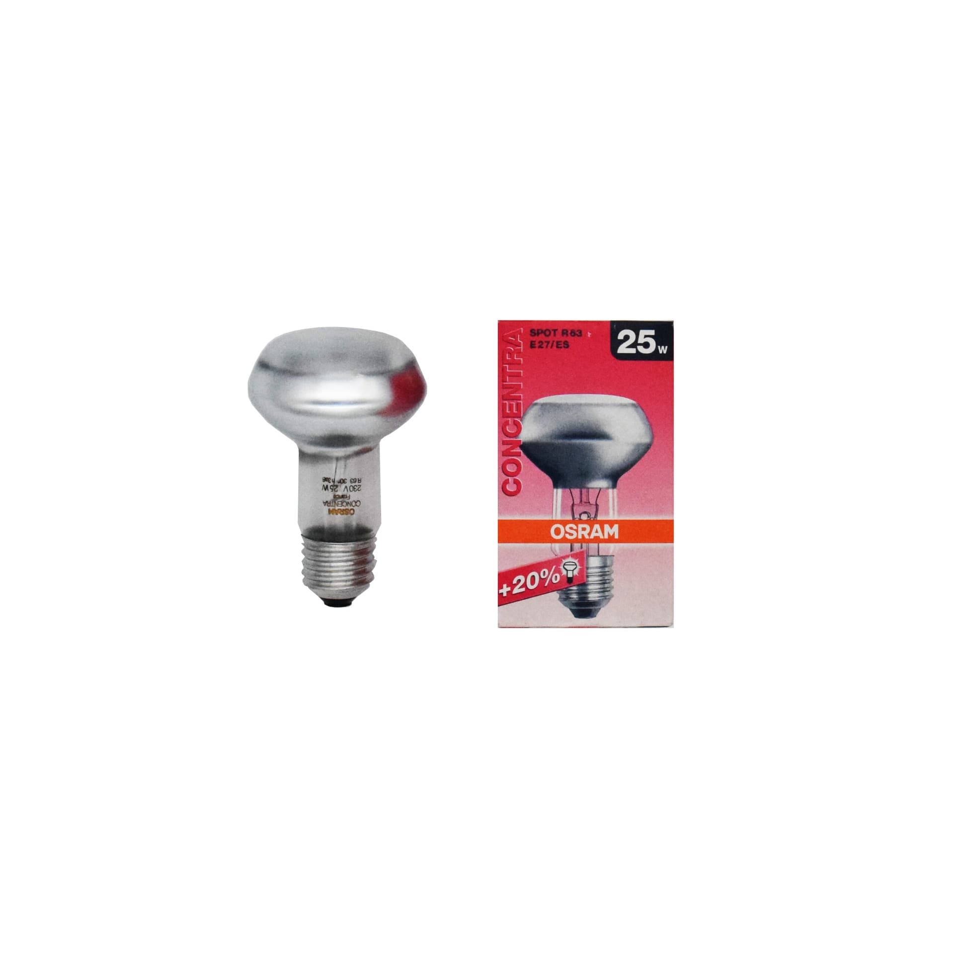 OSRAM Spot R63 25W E27 Incandescent Dimmable