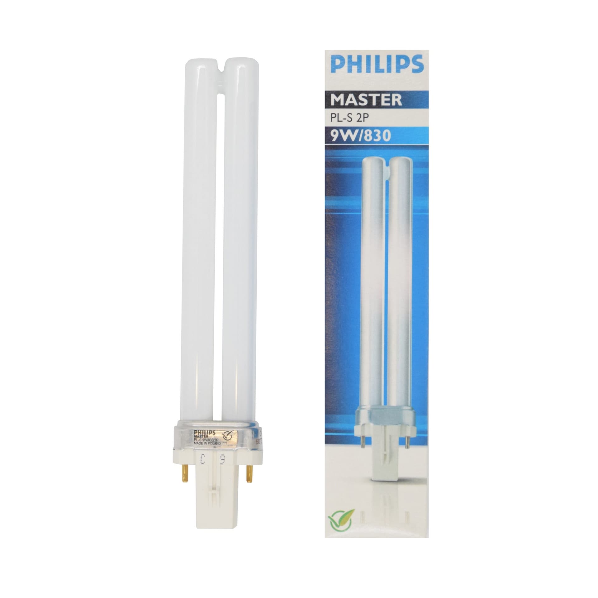 Philips MASTER PL-S 9W/830 G23 Fluorescente Bianco Caldo