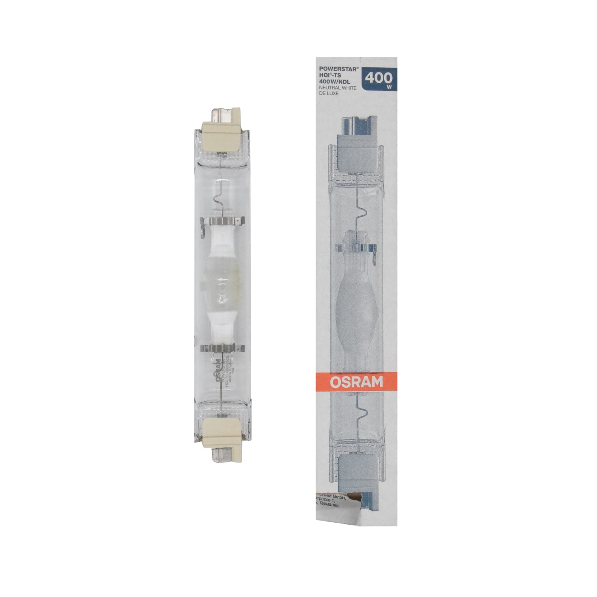 OSRAM HQI-TS 400W NDL FC2 - Lampada Scarica Bianco Naturale