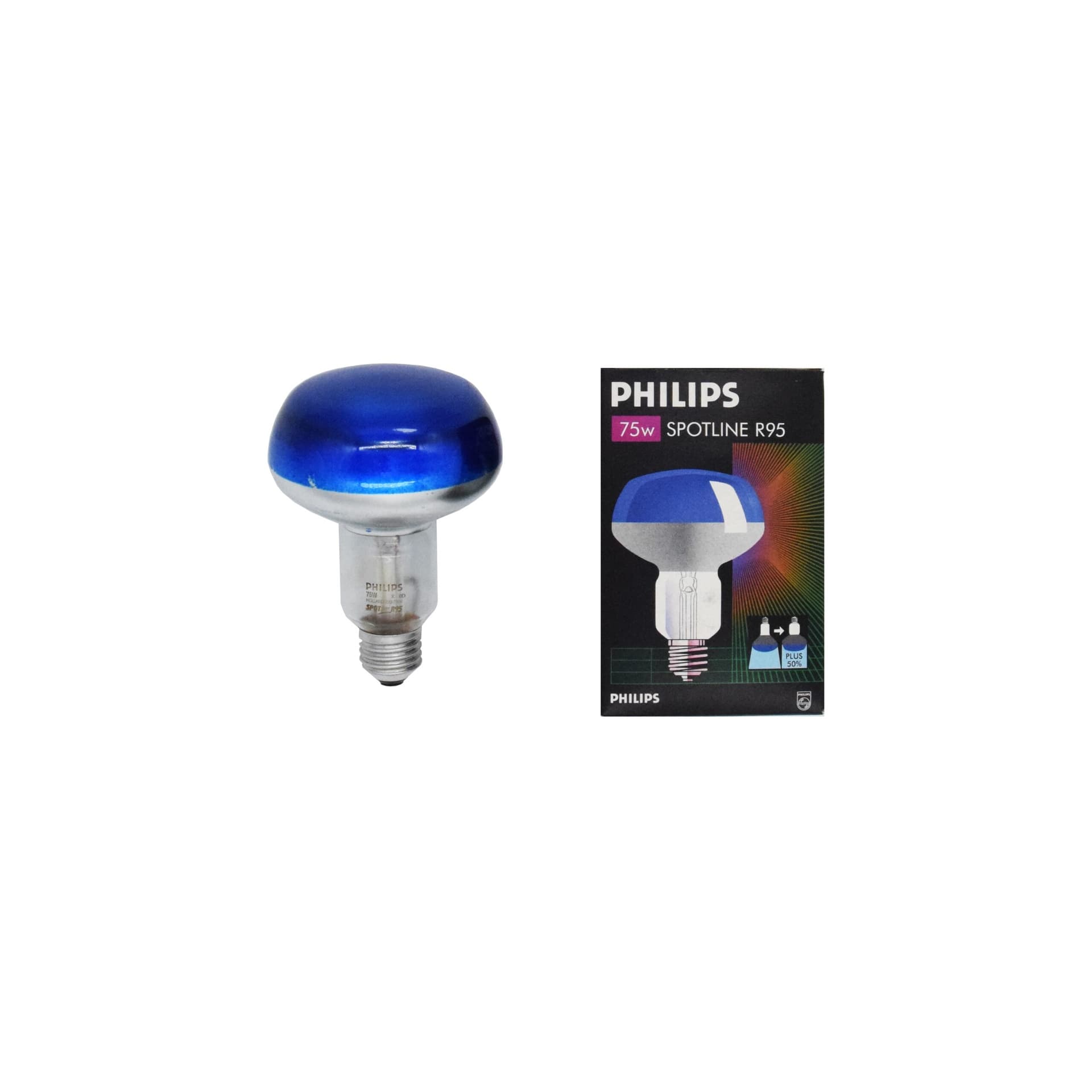 Philips R95 75W E27 Blue Incandescent Spot Light