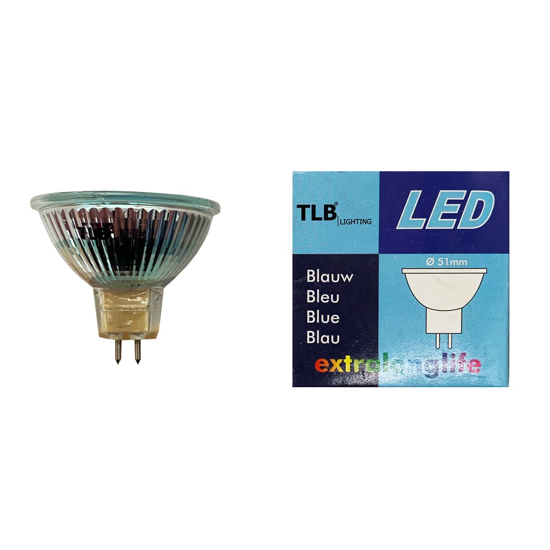 Lampada LED Dicro Blu 0.8W 12V GU5.3 TLB