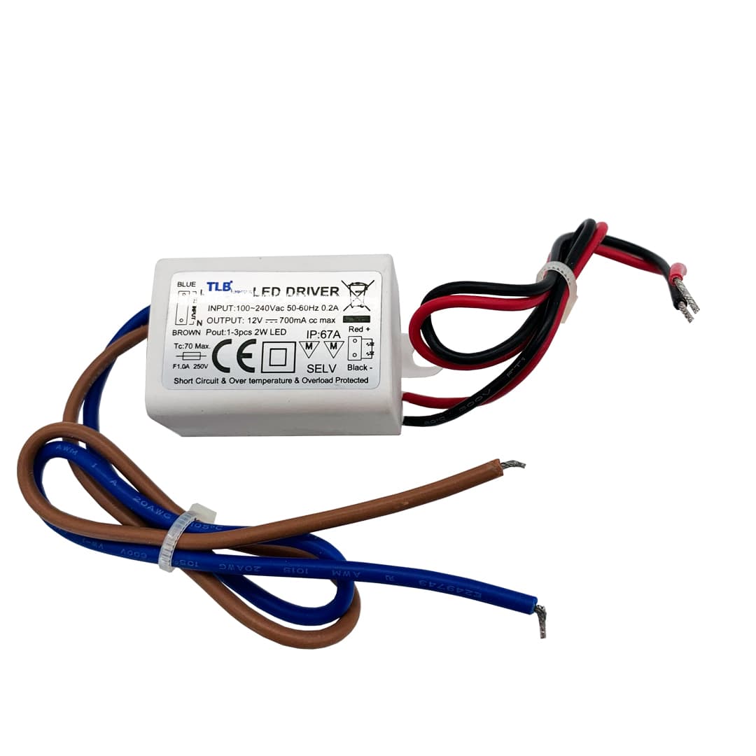 Controlador LED 700 mA, 6 W, IP67, TLB