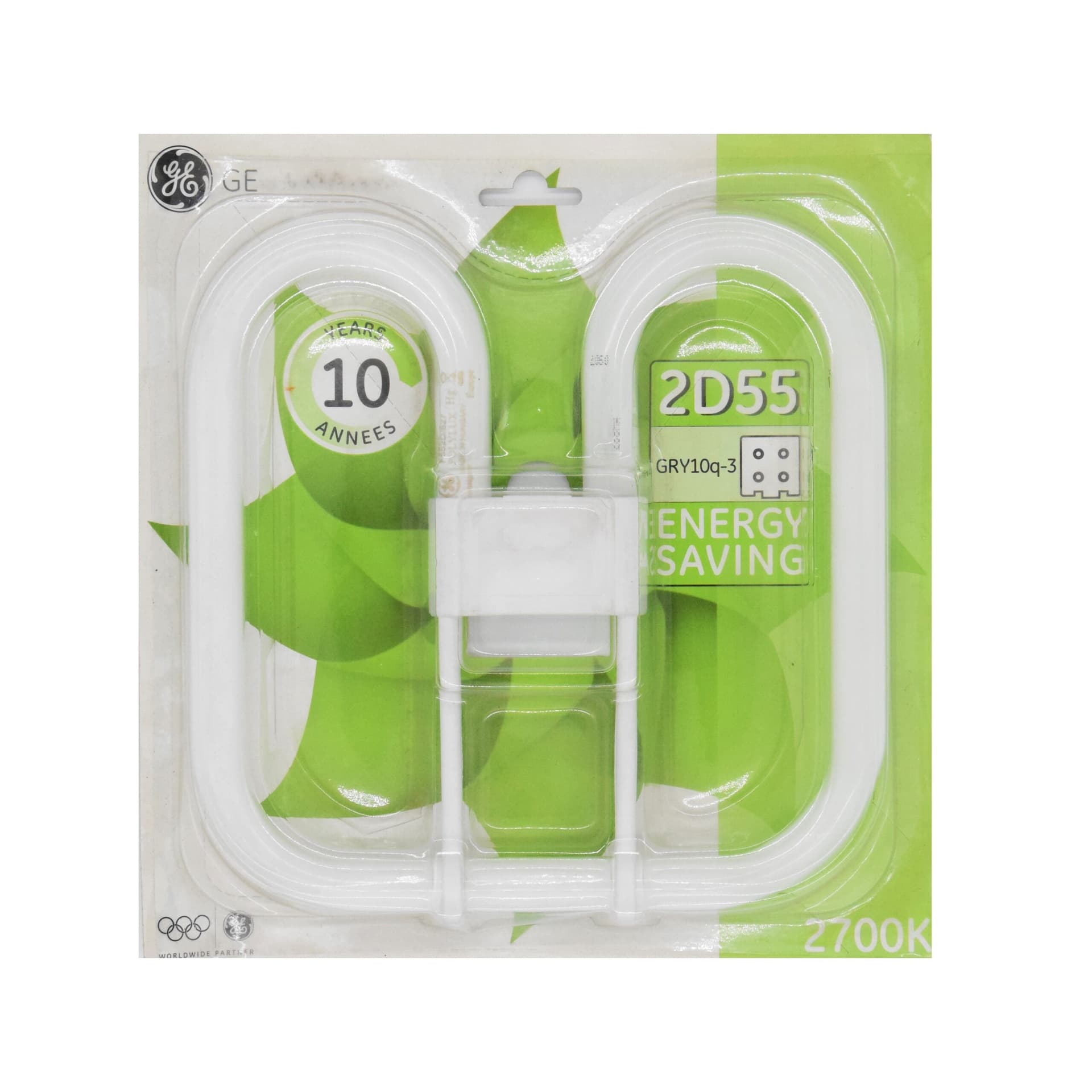 Lampada Fluorescente 2D 55W 2700K GRY10Q-3 GE
