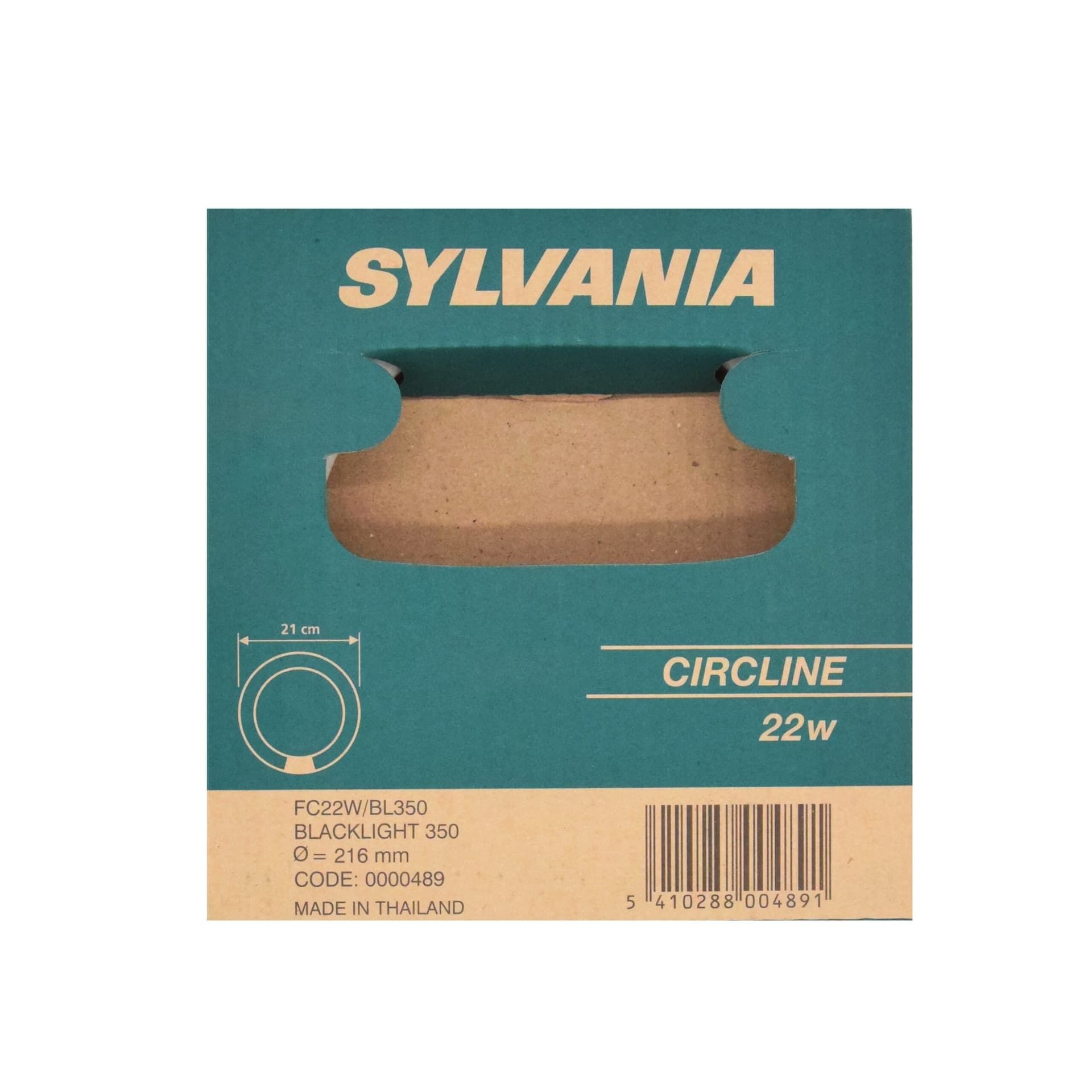 Lampada Fluorescente Circolina 22W Blacklight G10Q Sylvania