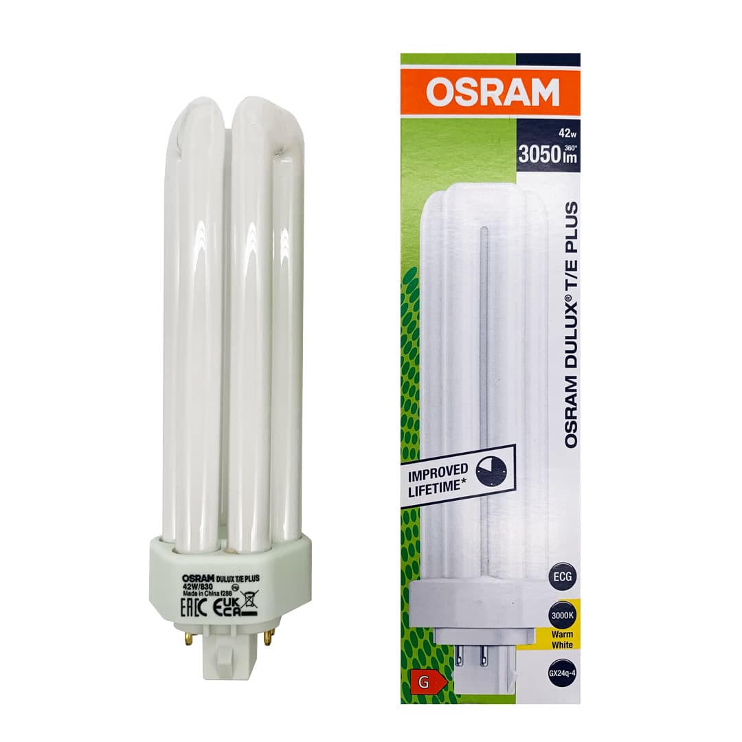 OSRAM DULUX T/E PLUS 42W 830 GX24Q-4 Bianco Caldo