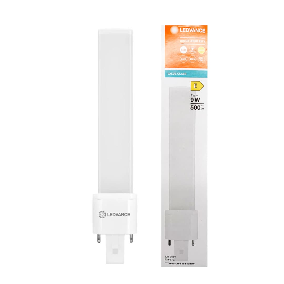LEDVANCE DULUX S LED 4W 830 G23 - Luce Calda