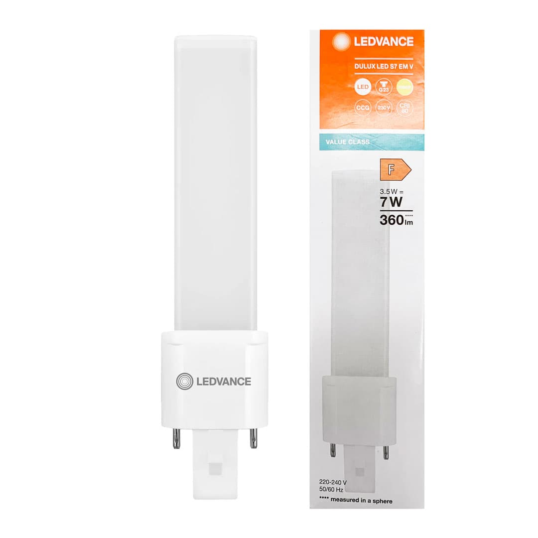 LEDVANCE DULUX S LED 3,5W 830 G23 - Luce Calda
