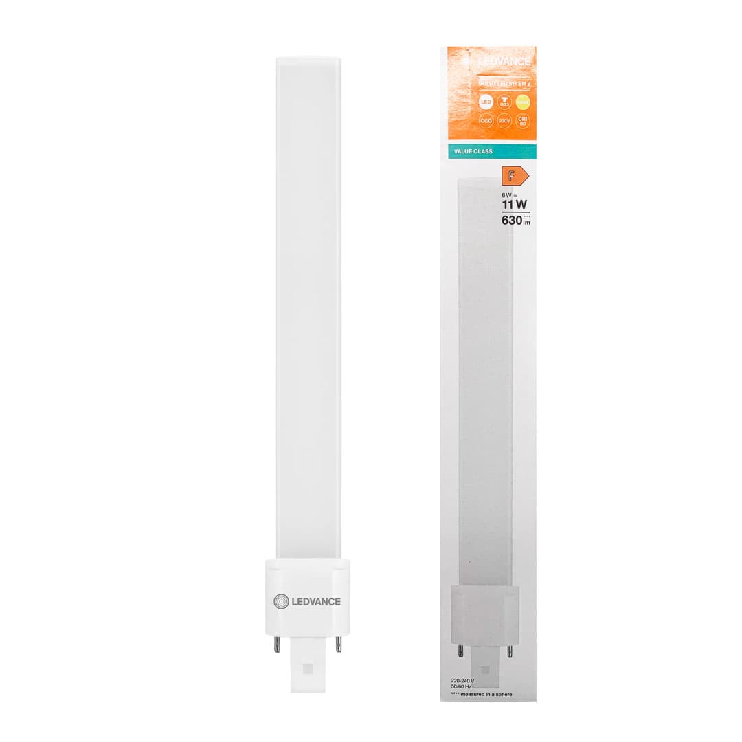 LEDVANCE DULUX S LED 6W 830 G23 - Luce Calda