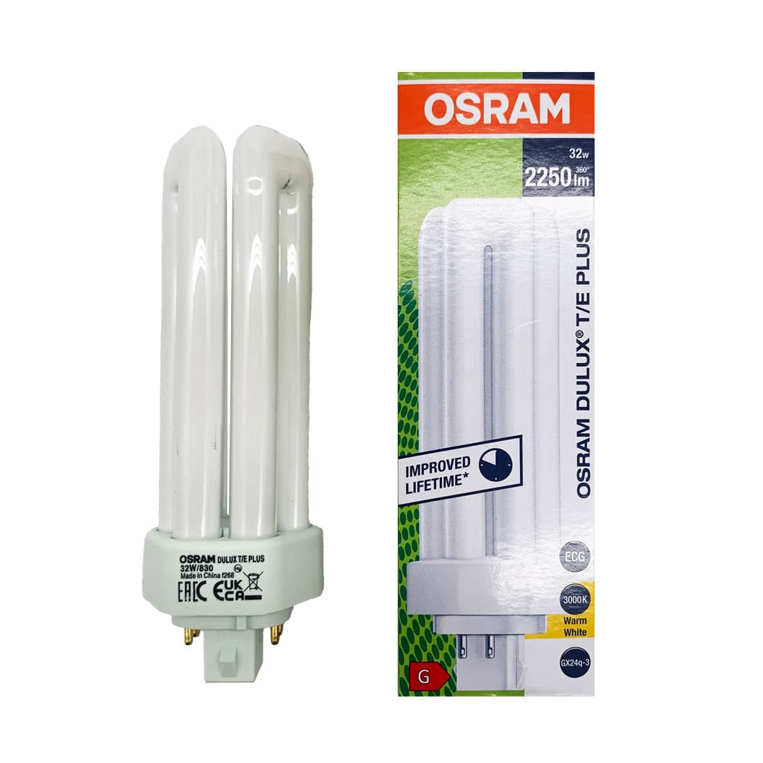 OSRAM DULUX T/E 32W 830 - Lampada Fluorescente GX24Q-3