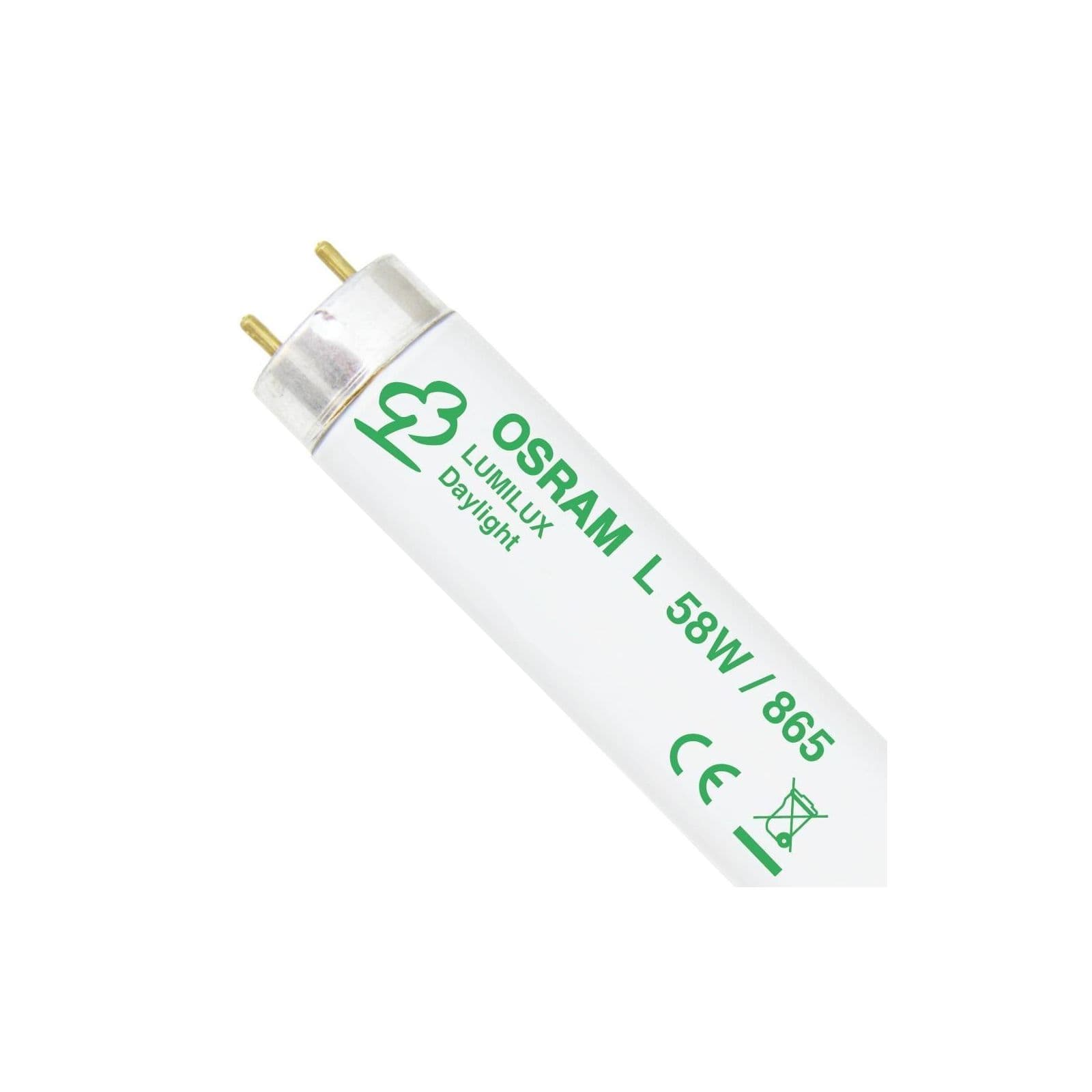 Tubo Fluorescente T8 58W 865 OSRAM Bianco Freddo