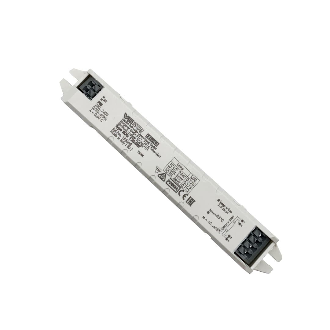 Ballast Elettronico Fluorescente 1x24-26W Vossloh IP20