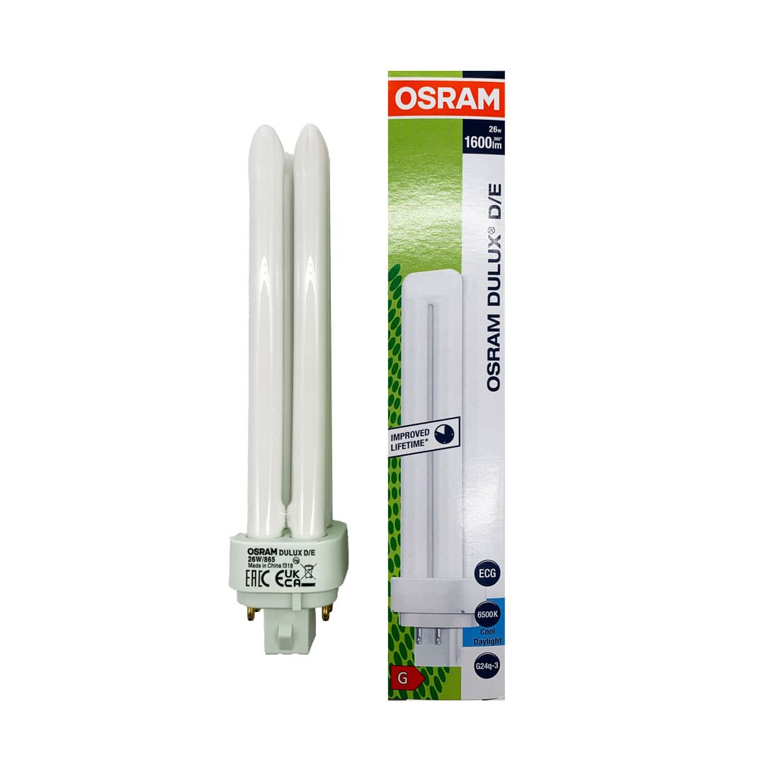 OSRAM DULUX D/E 26W 865 G24Q-3 Luce Diurna