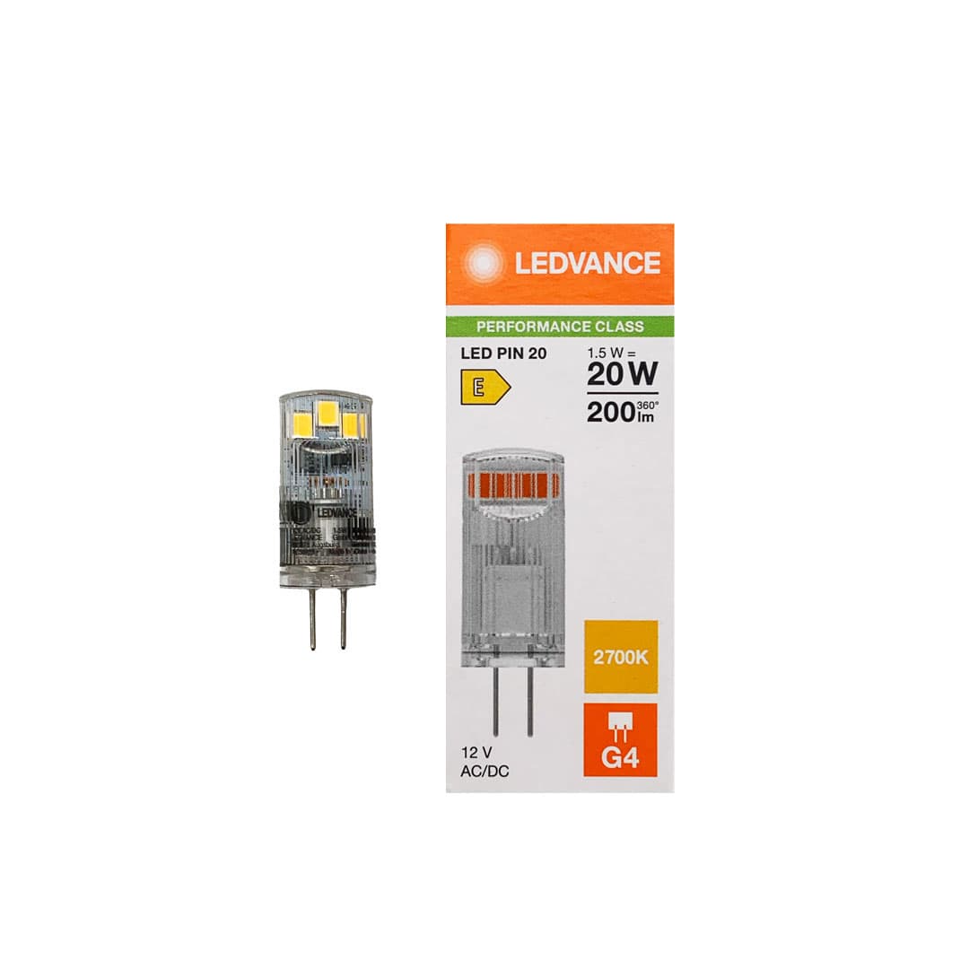 LEDVANCE LED Capsule 1,5W 827 G4 - Bispina 12V