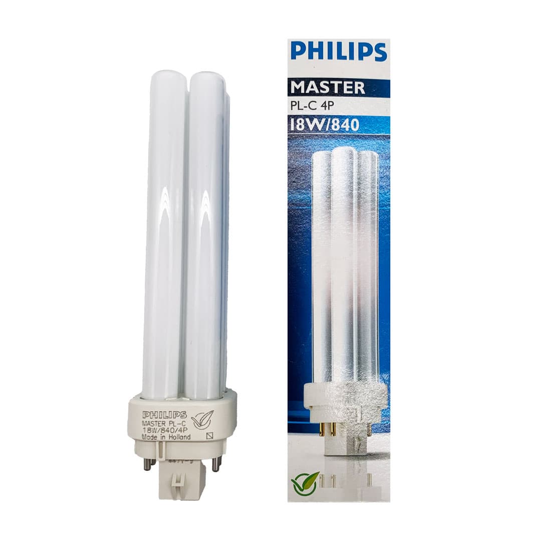 Lampada Fluorescente PL-C 18W 840 G24Q-2 Philips