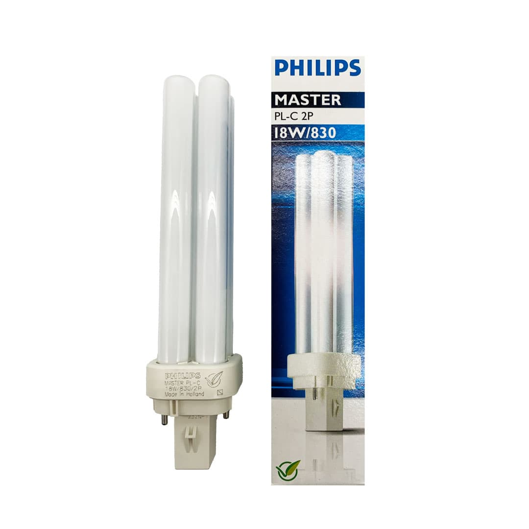 Philips PL-C 18W/830 G24D-2 Fluorescente Bianco Caldo
