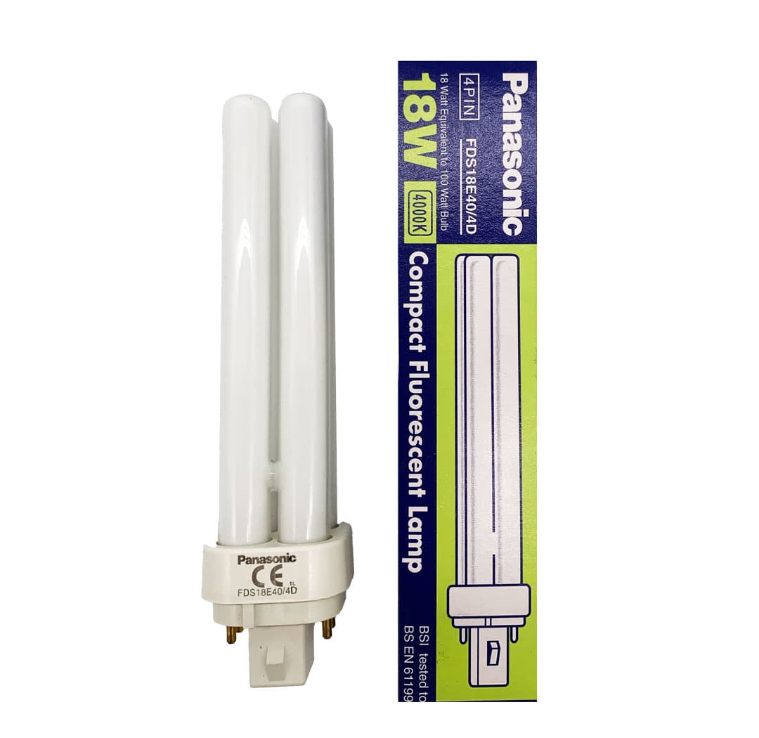 Lampada Fluorescente Dulux D/E 18W 840 G24Q-2 Panasonic