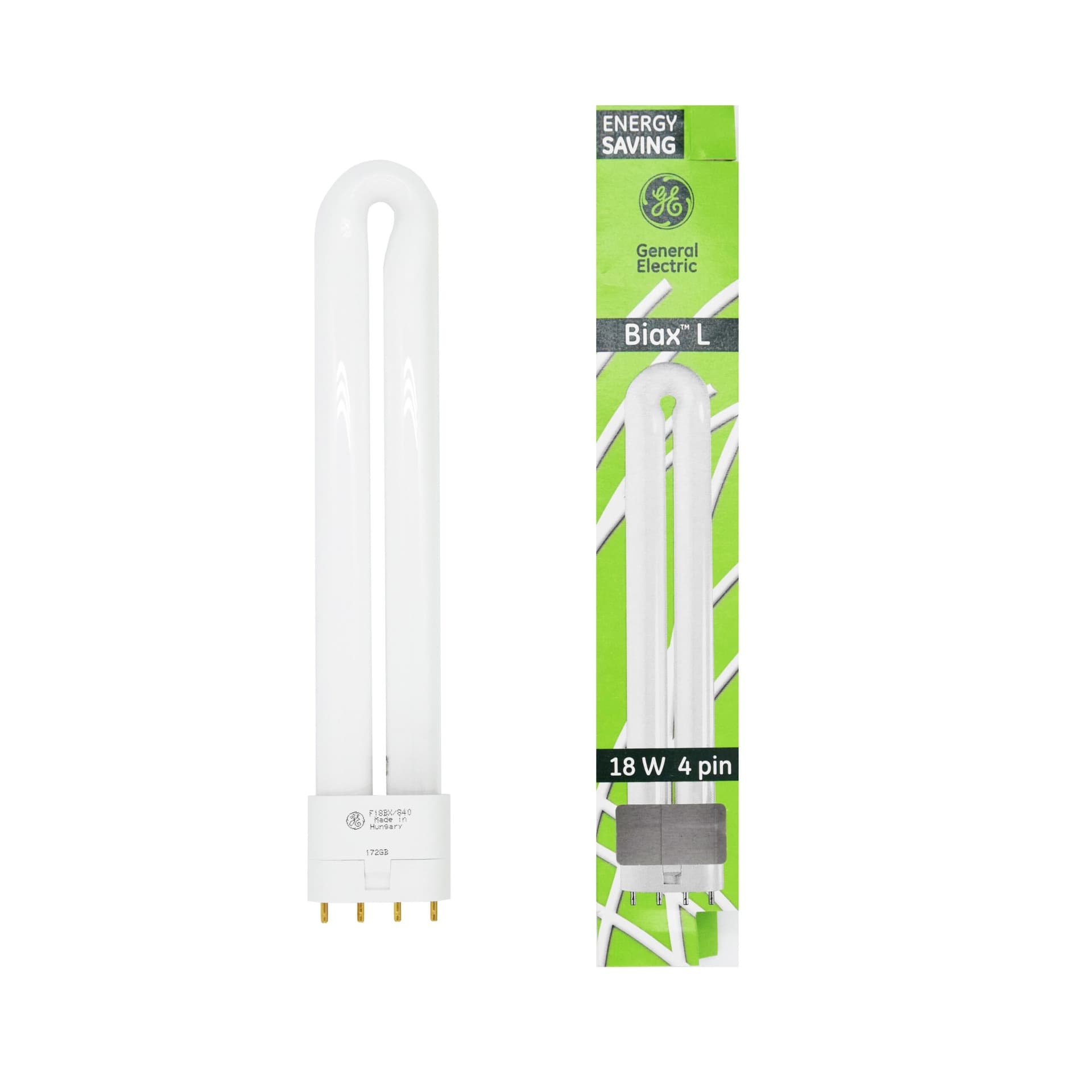 Lampada Fluorescente Biax L 18W 840 2G11 GE