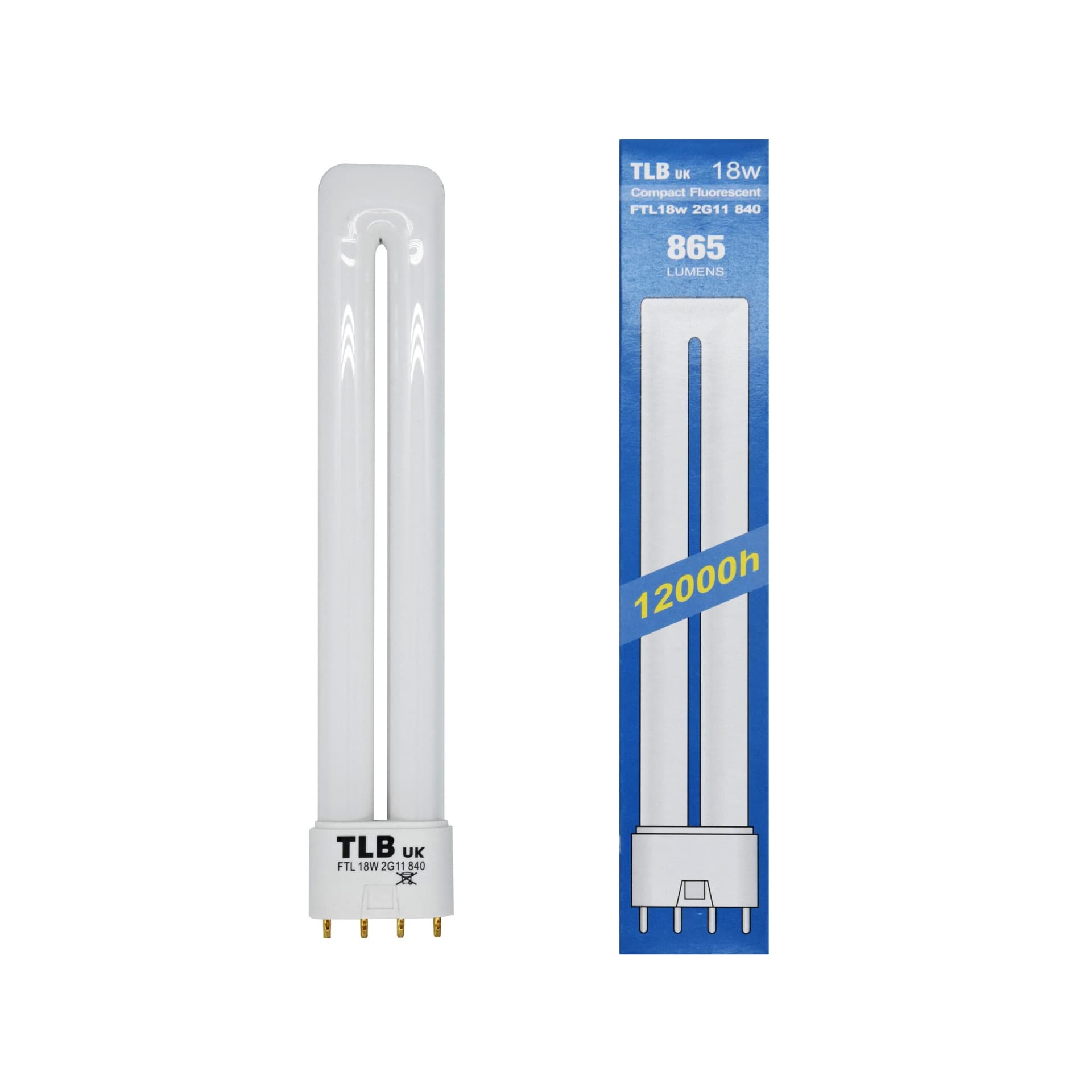Lampada Fluorescente DULUX L 18W 840 2G11 TLB
