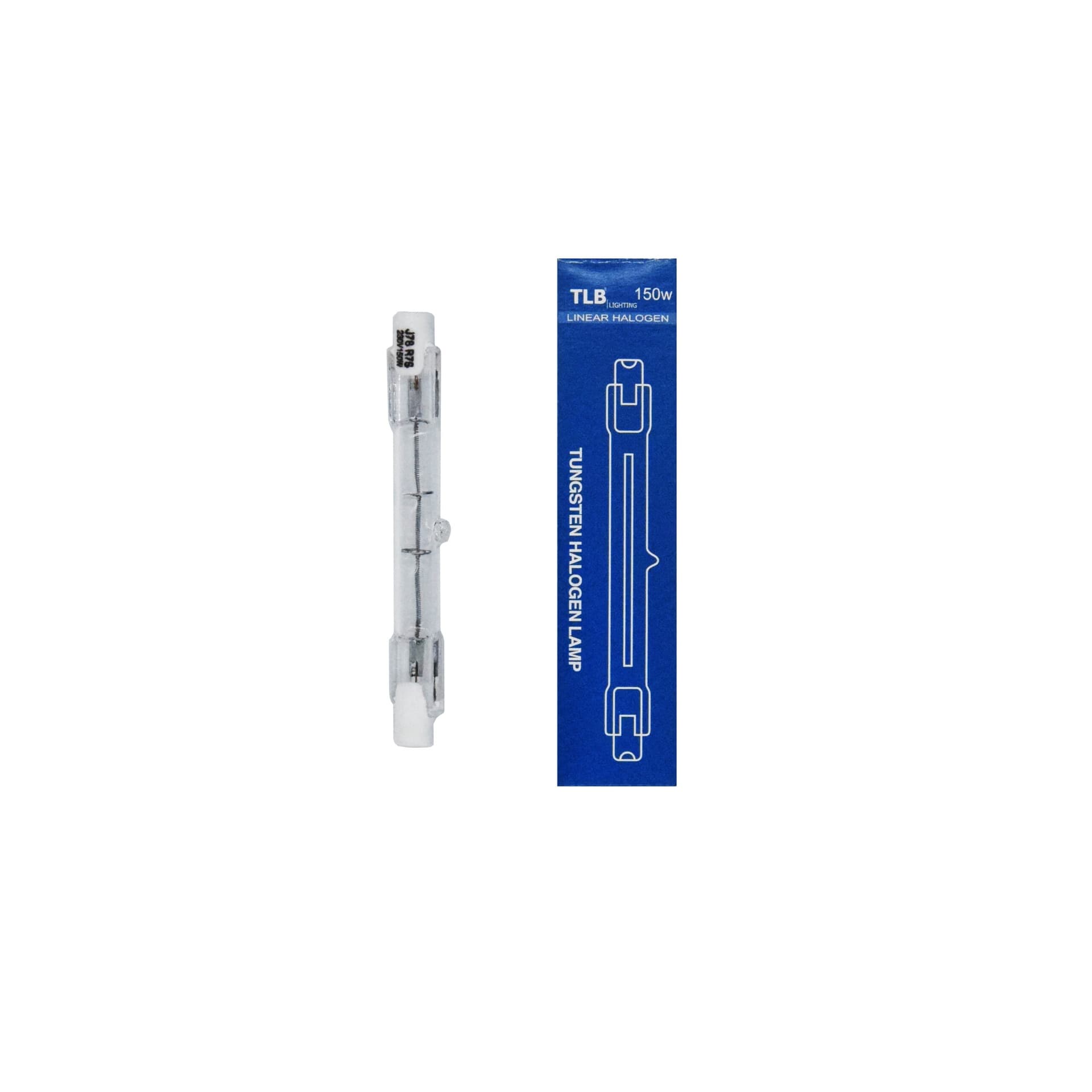 Lampada Alogena Lineare R7S 150W 80mm Patriot