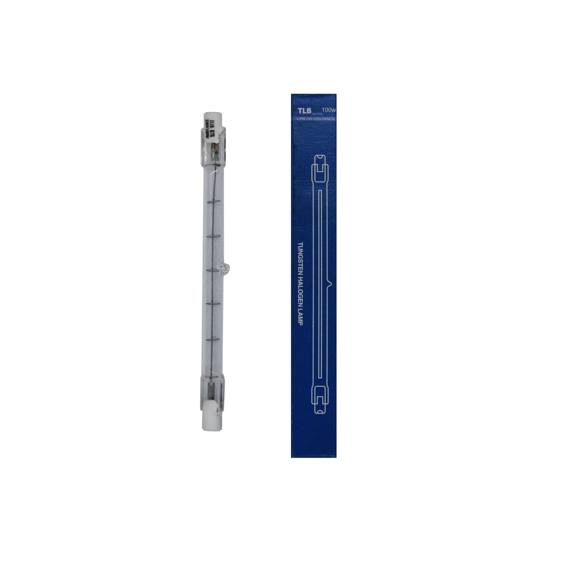 Lampada Alogena Lineare 100W R7S 118mm TLB