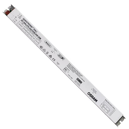 Balasto electrónico para lámparas fluorescentes T5 2x21 W de OSRAM, regulable