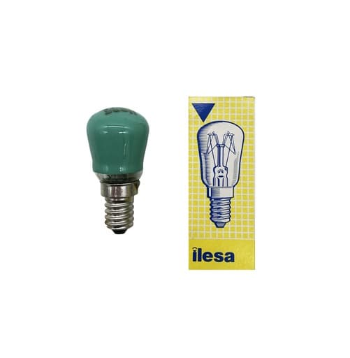 Iles 13W Green E14 Pear-Shaped Incandescent Bulb