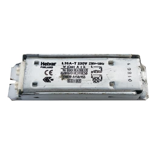 Balasto mecánico para lámparas fluorescentes T8 de 36 W TLB