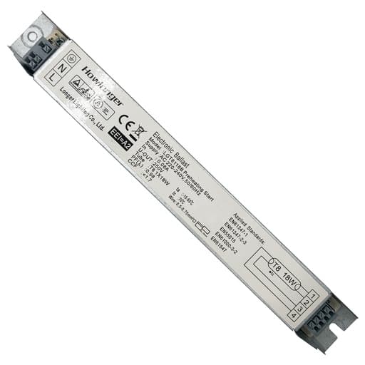 Balasto electrónico para lámparas fluorescentes T8 de 18 W, tipo TLB, regulable