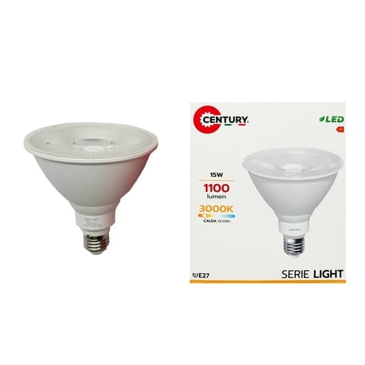 Lampada LED PAR38 15W 3000K E27 CENTURY - Fascio 38°