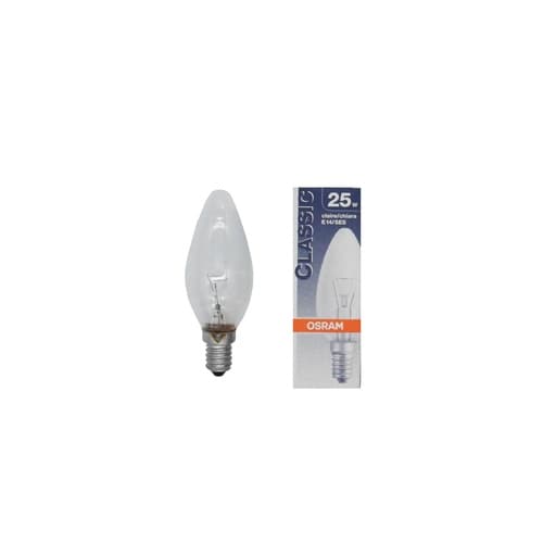 OSRAM 25W Olive-Shaped Incandescent Bulb, E14