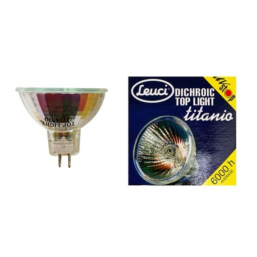 Green Dichroic Halogen MR16 Bulb, 50W, GU5.3, 12V