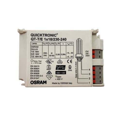 Balasto electrónico fluorescente de 18 W de OSRAM, regulable