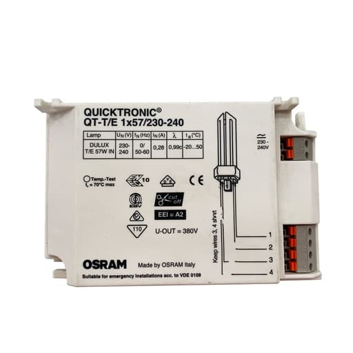 Balasto electrónico para lámparas fluorescentes de 57 W de OSRAM